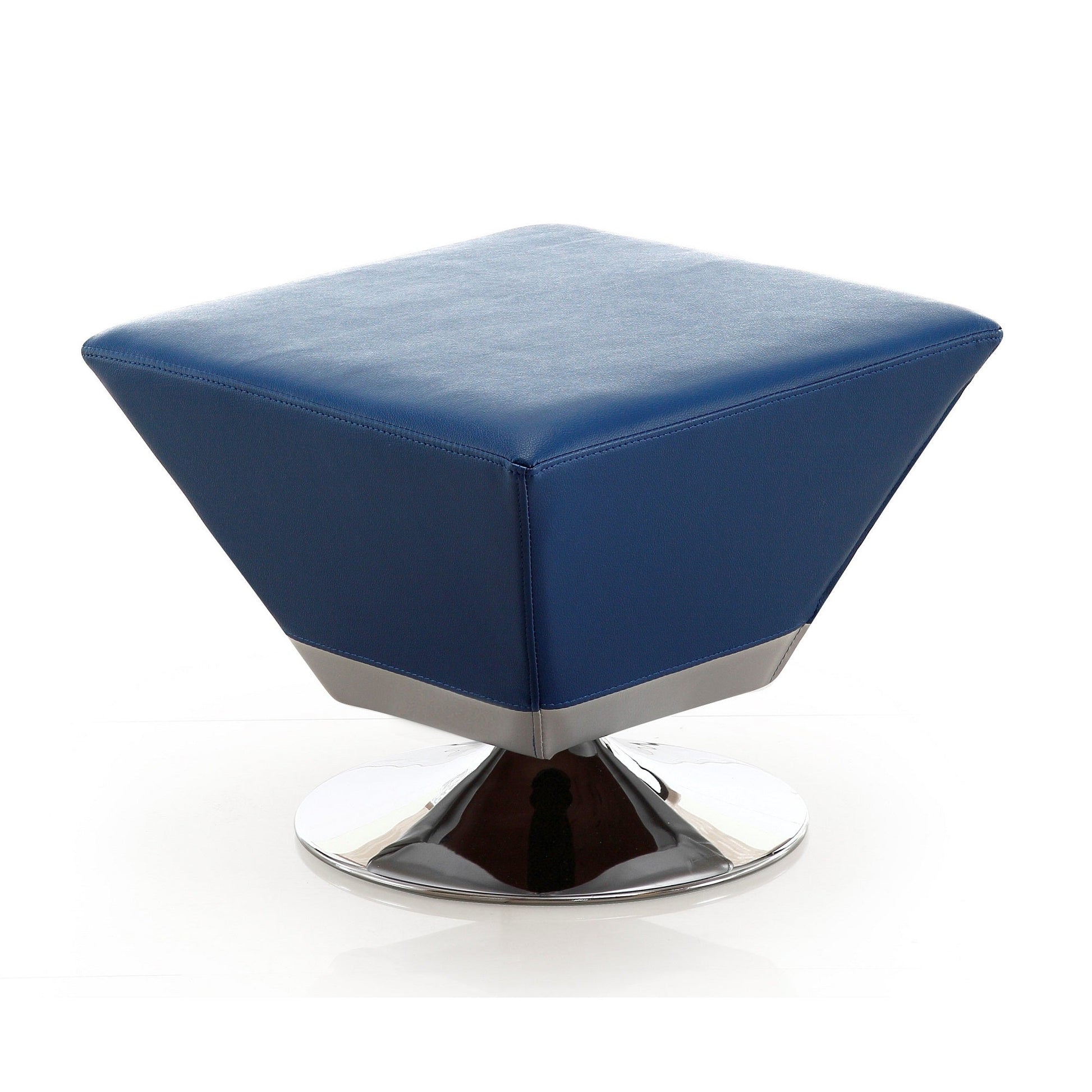 Diamond Swivel Ottoman in Multi Colors (Set of 7) - Ornate Home