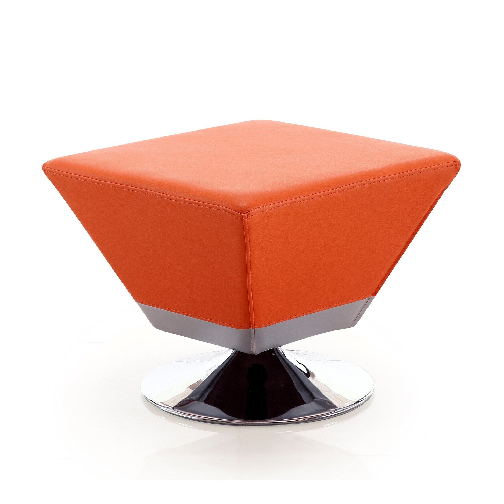 Diamond Swivel Ottoman in Multi Colors (Set of 7) - Ornate Home
