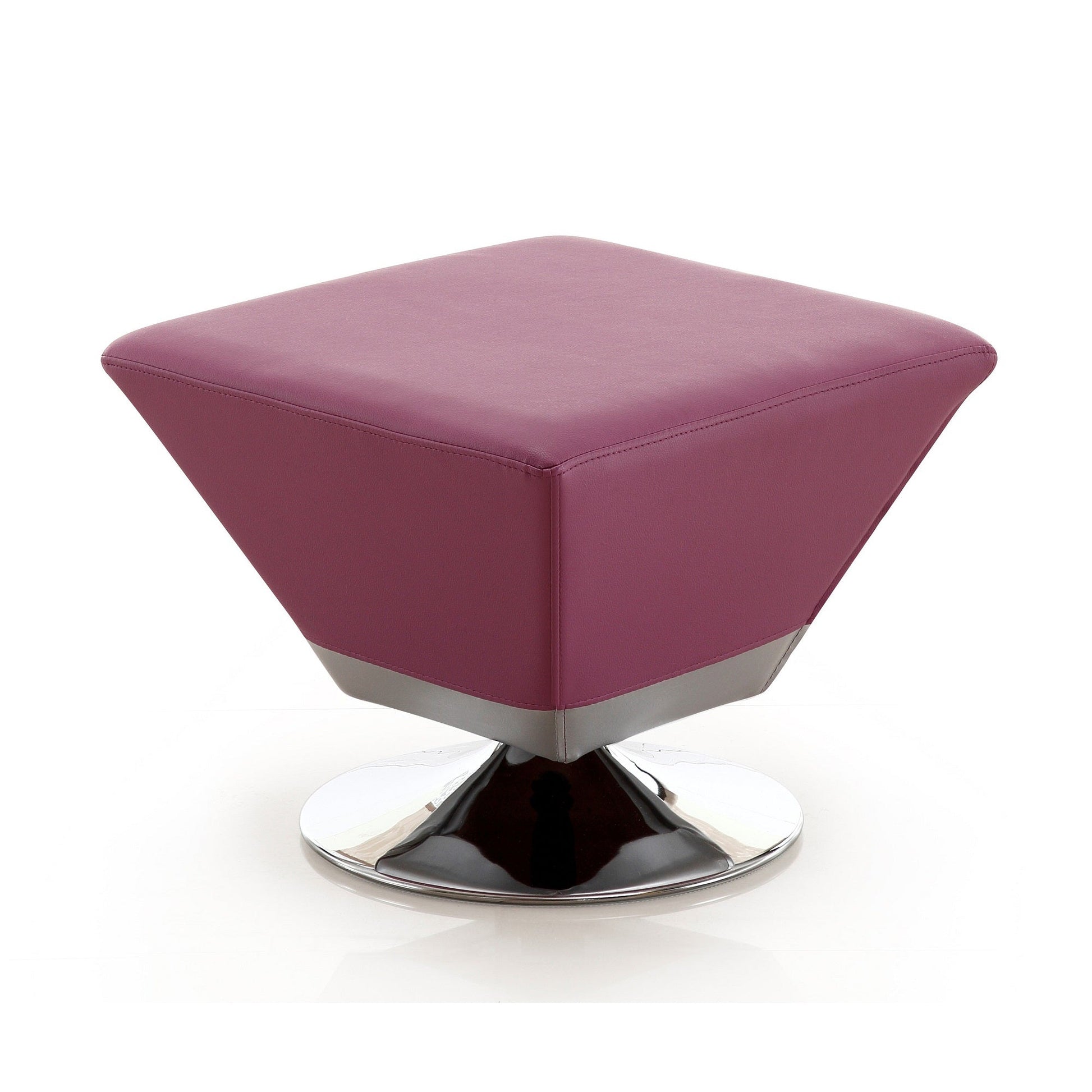 Diamond Swivel Ottoman in Multi Colors (Set of 7) - Ornate Home