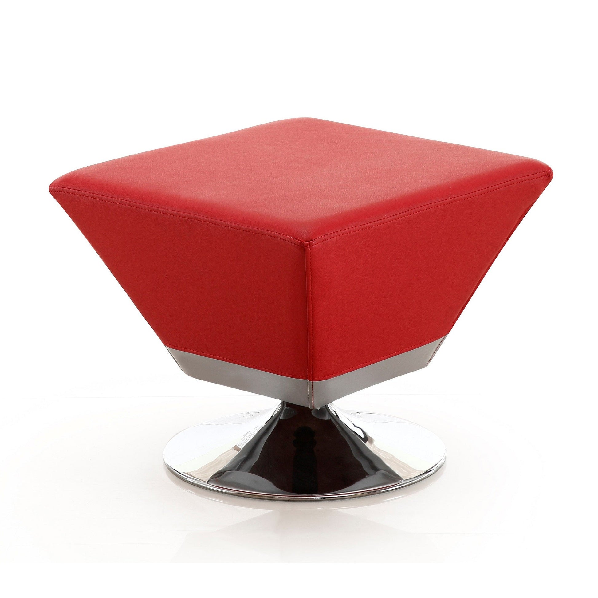 Diamond Swivel Ottoman in Multi Colors (Set of 7) - Ornate Home