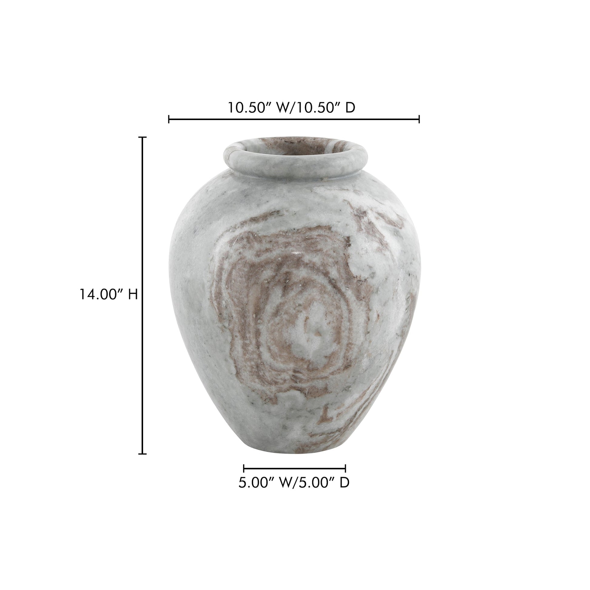 Didion Brown Vase - Ornate Home