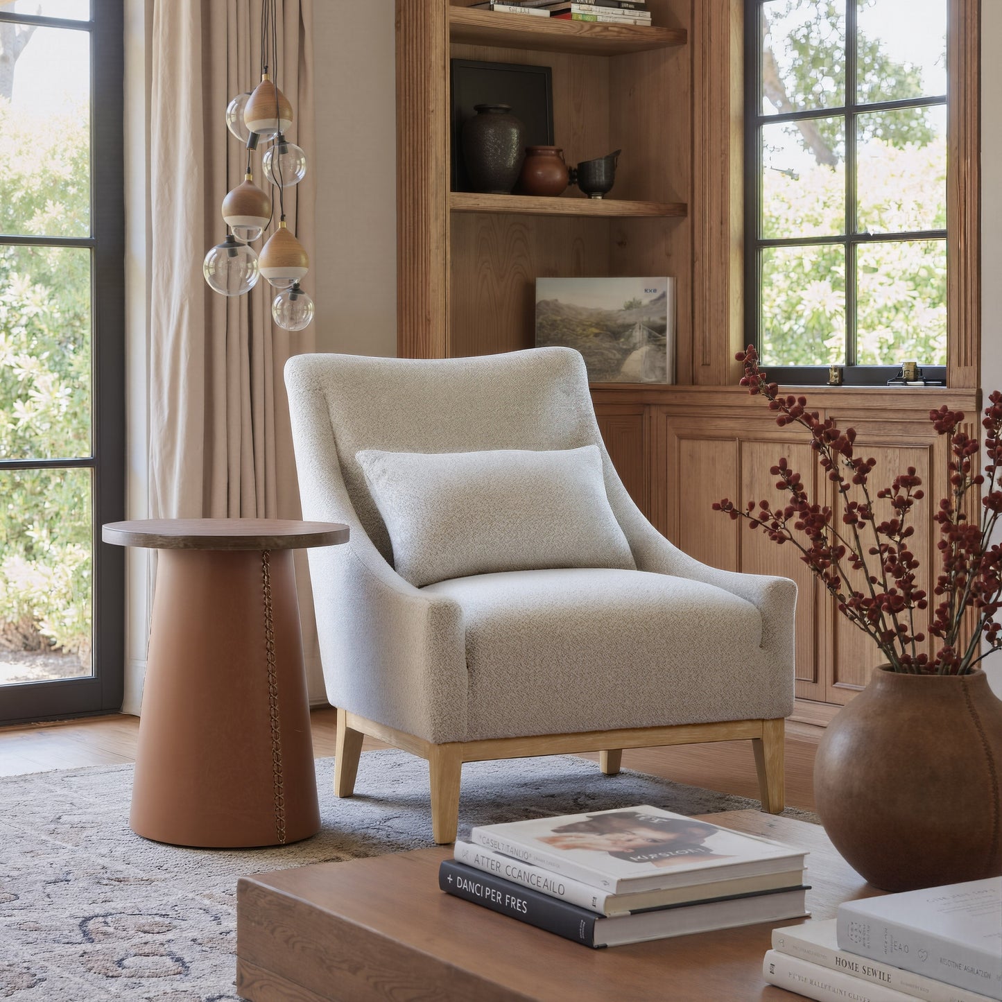 Dikis Brown Side Table - Ornate Home