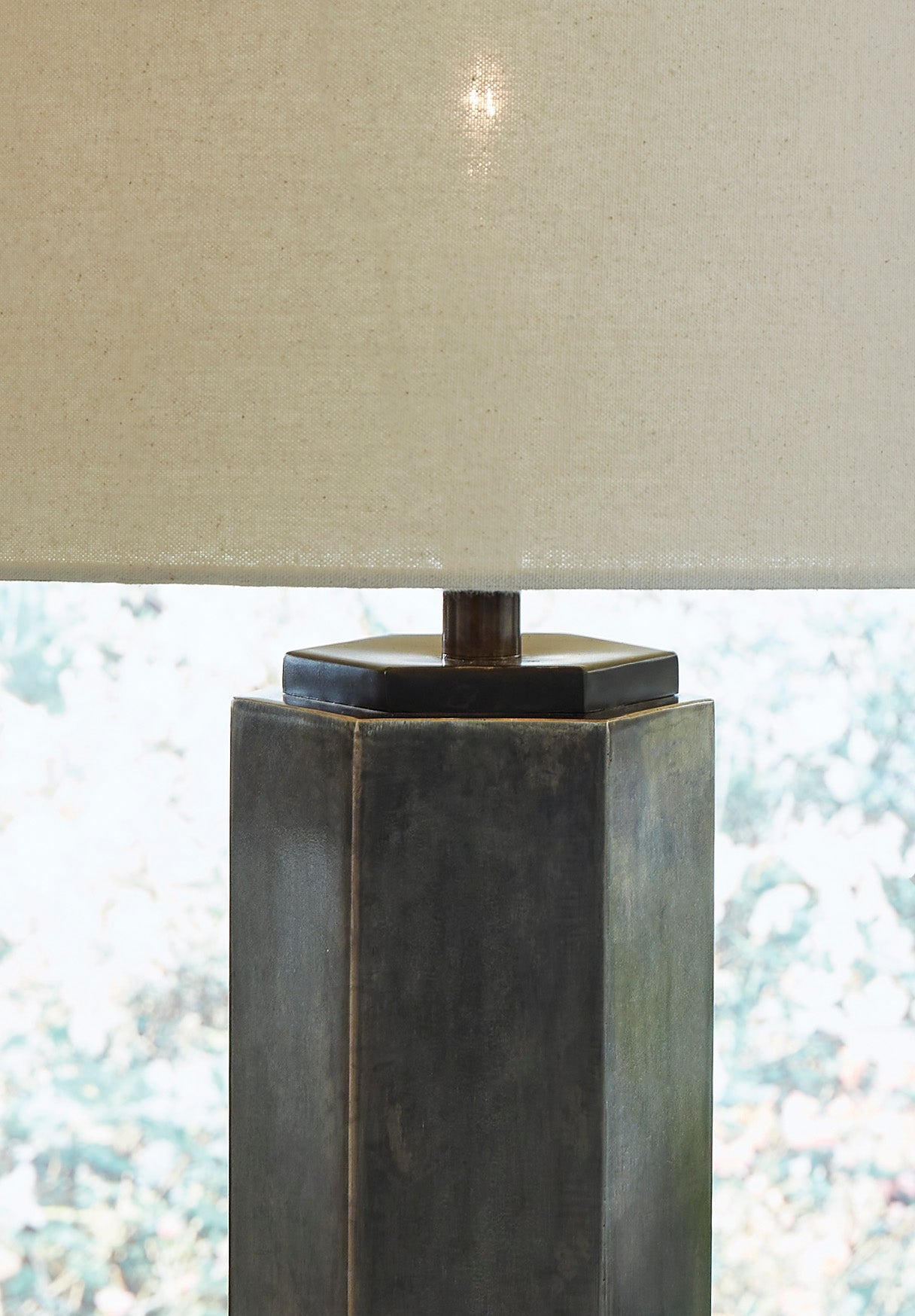 Dirkton Antique Pewter Accent Lamp- Viva Furn