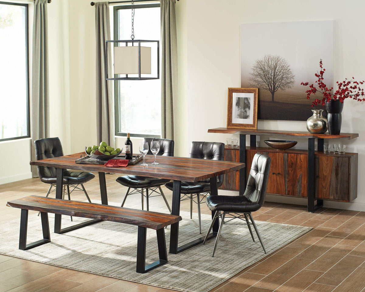 Ditman Grey Sheesham & Black Server - Ornate Home