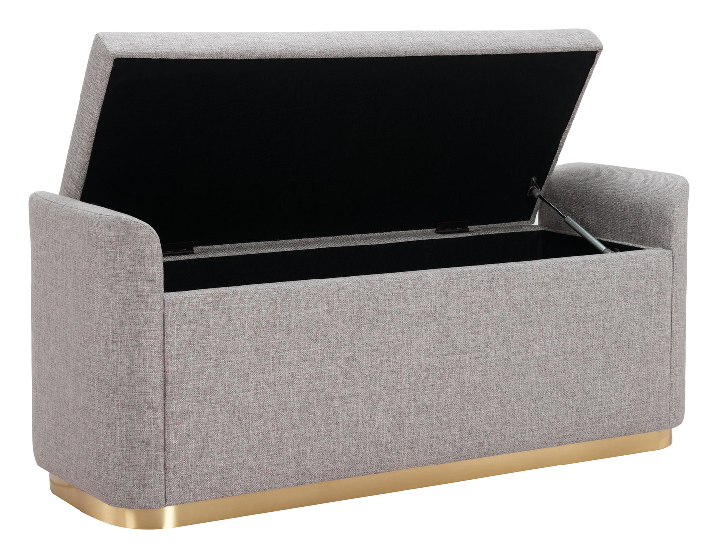 Dobo Gray Storage Bench - Ornate Home