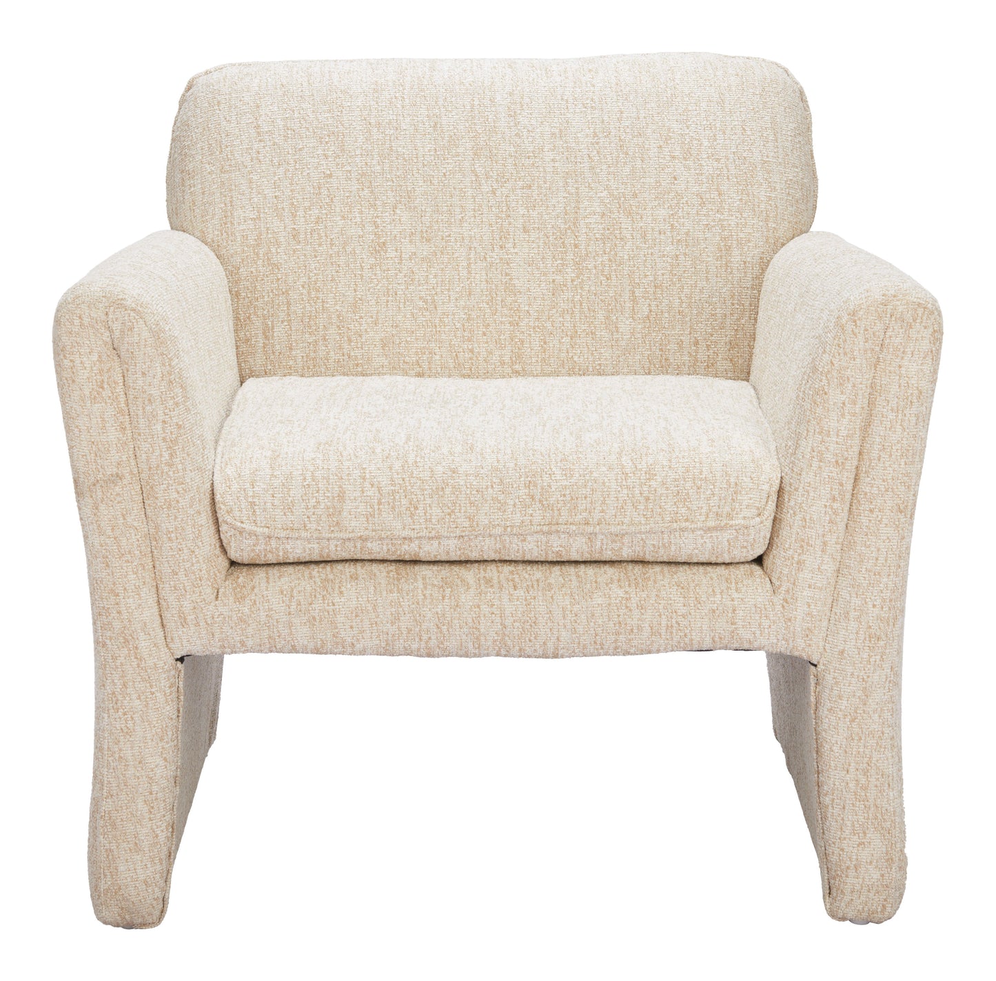 Dobra Oatmeal Beige Accent Chair - Ornate Home