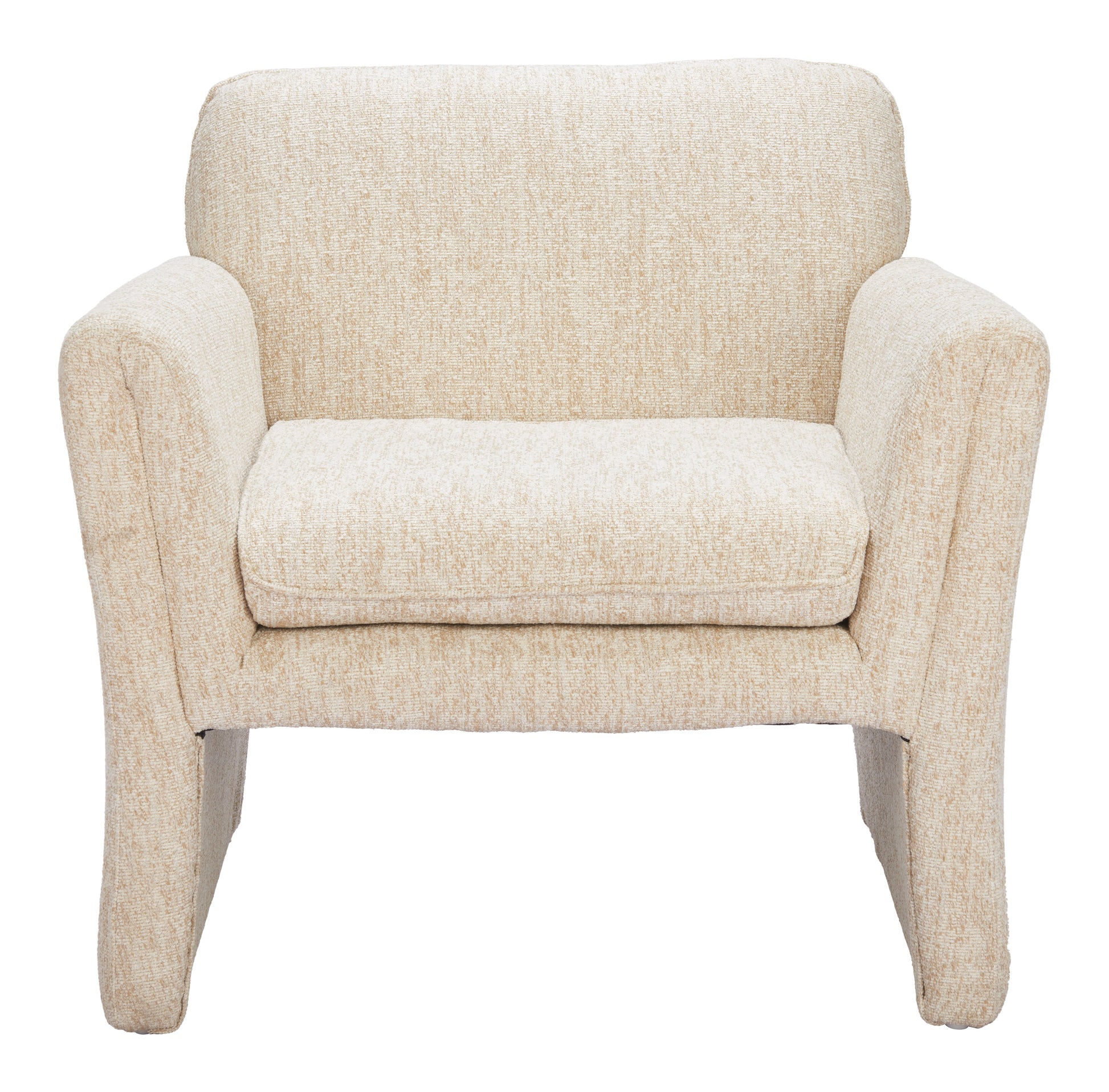 Dobra Oatmeal Beige Accent Chair - Ornate Home