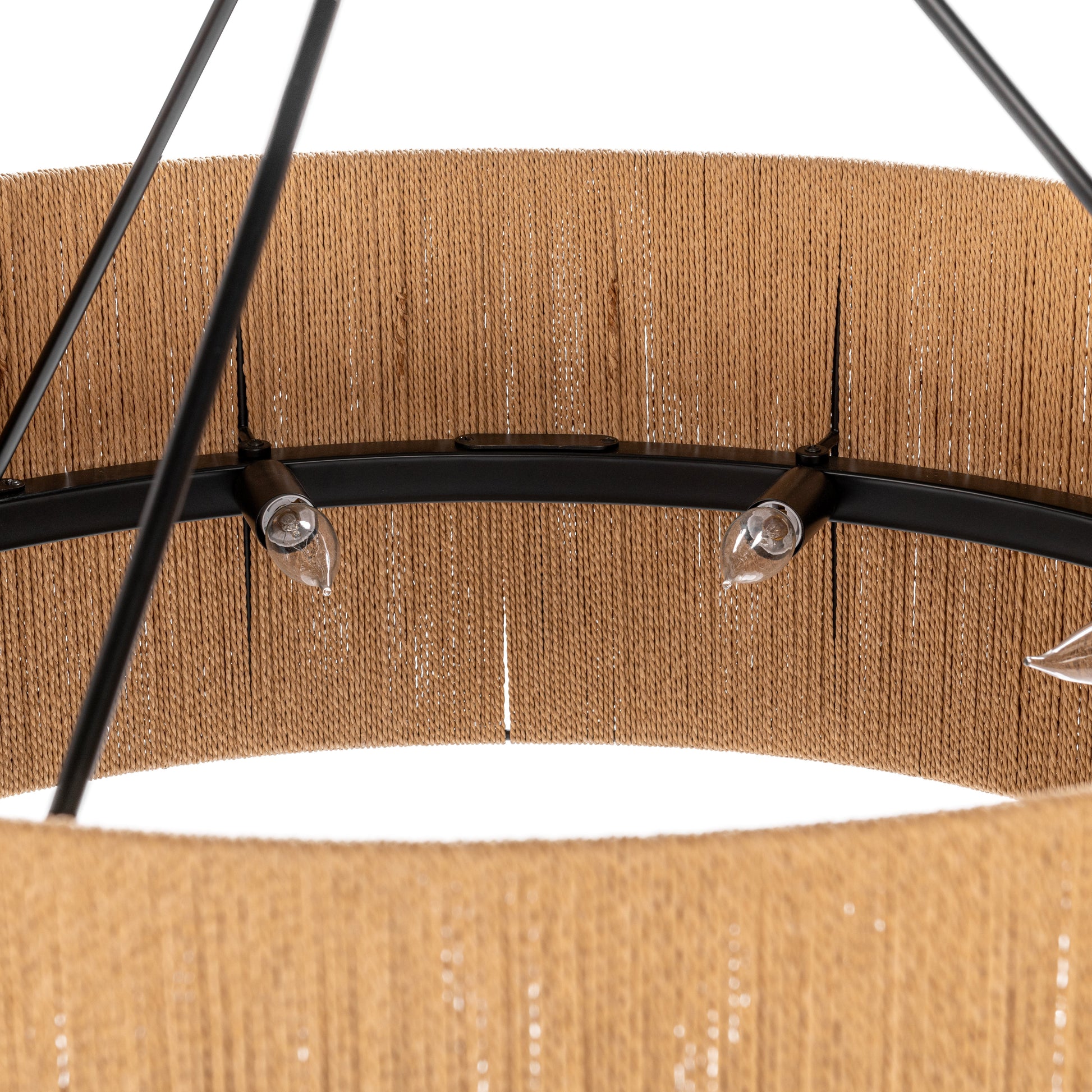 Dobson Pendant Natural/Black - Ornate Home