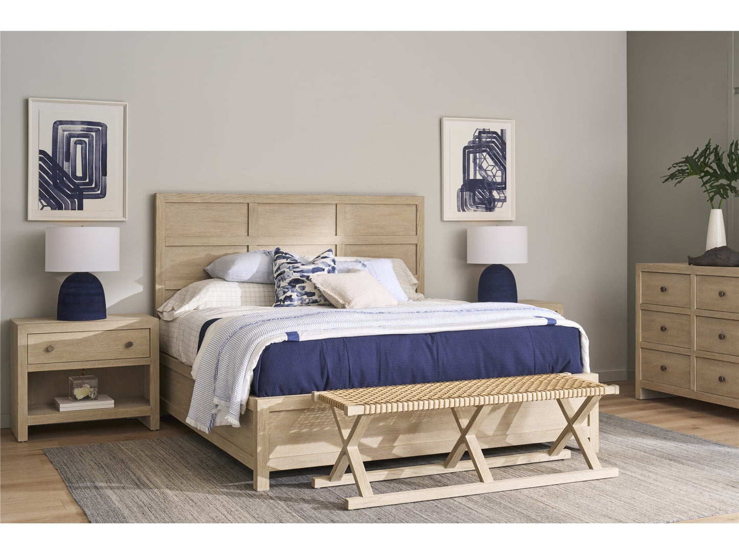 Dockside Natural Oak Bench - Ornate Home