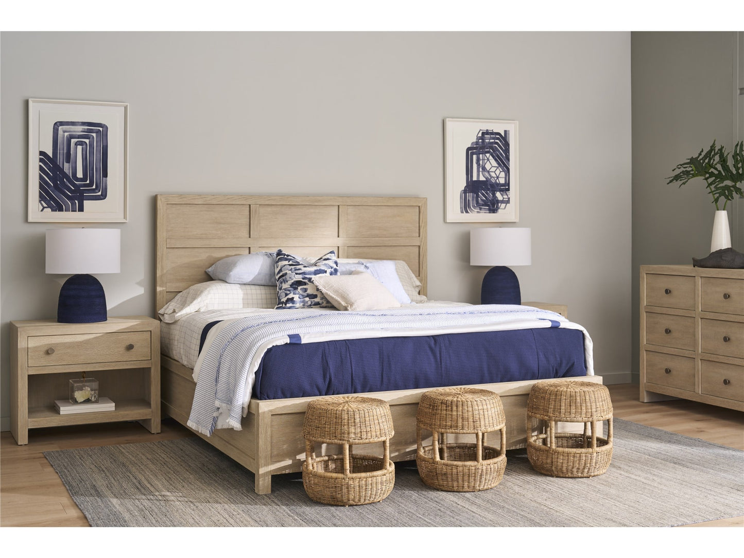 Dockside Natural Oak One Drawer Nightstand - Ornate Home