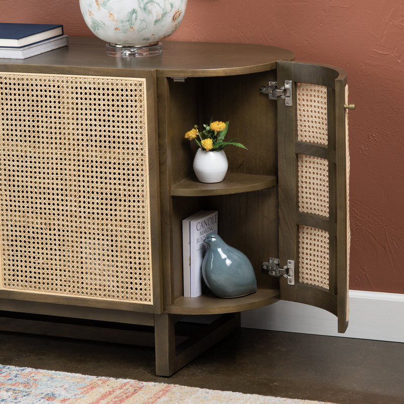 Domingo Brown/Tan Sideboard - Ornate Home