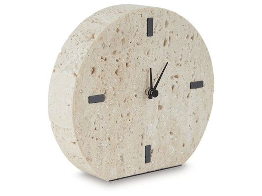 Donfordson Beige Table Clock- Viva Furn