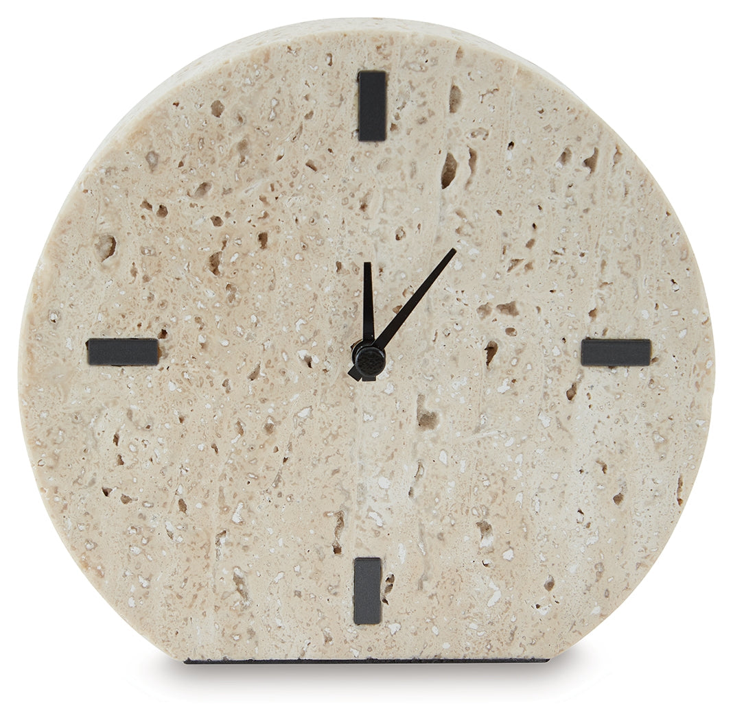 Donfordson Beige Table Clock- Viva Furn