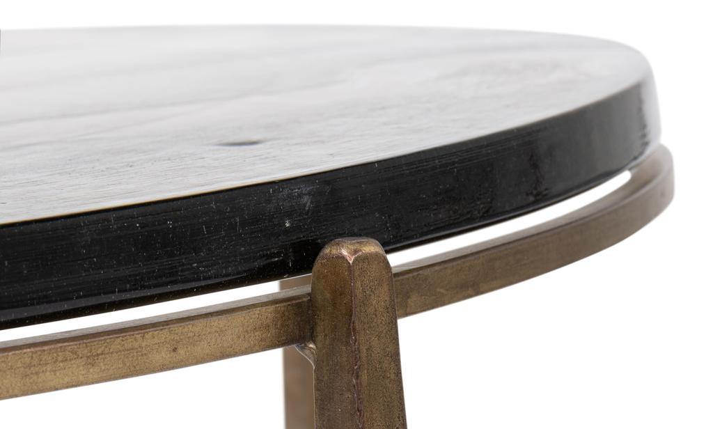 Dorsey Bronze Round Coffee Table - Ornate Home