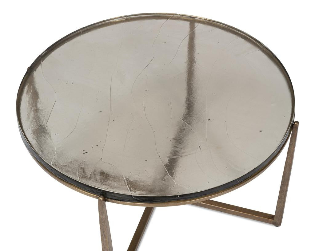 Dorsey Bronze Round Coffee Table - Ornate Home