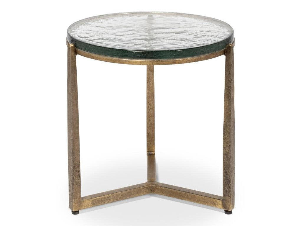 Dorsey Bronze Round Side Table - Ornate Home
