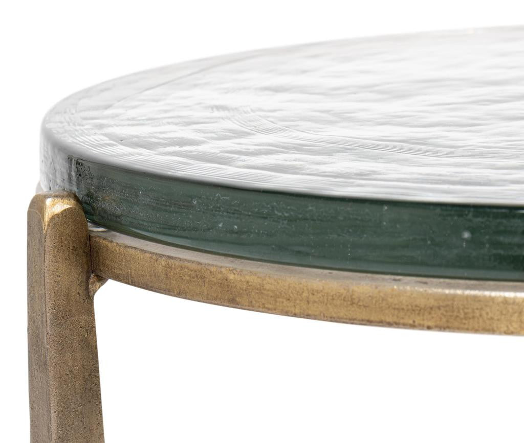 Dorsey Bronze Round Side Table - Ornate Home
