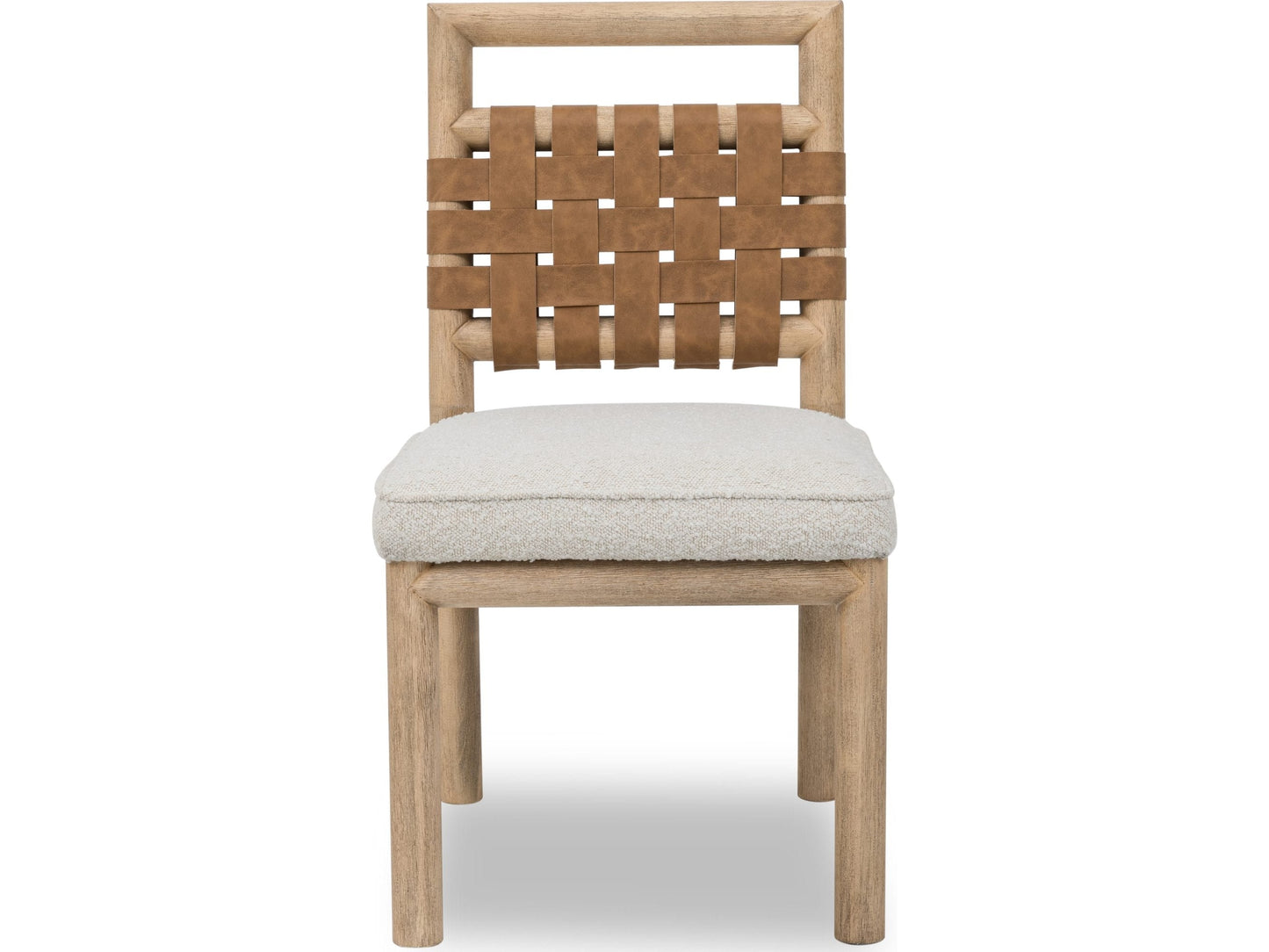 Dorsey Ginger/Ricotta Woven Dining Chair - Ornate Home
