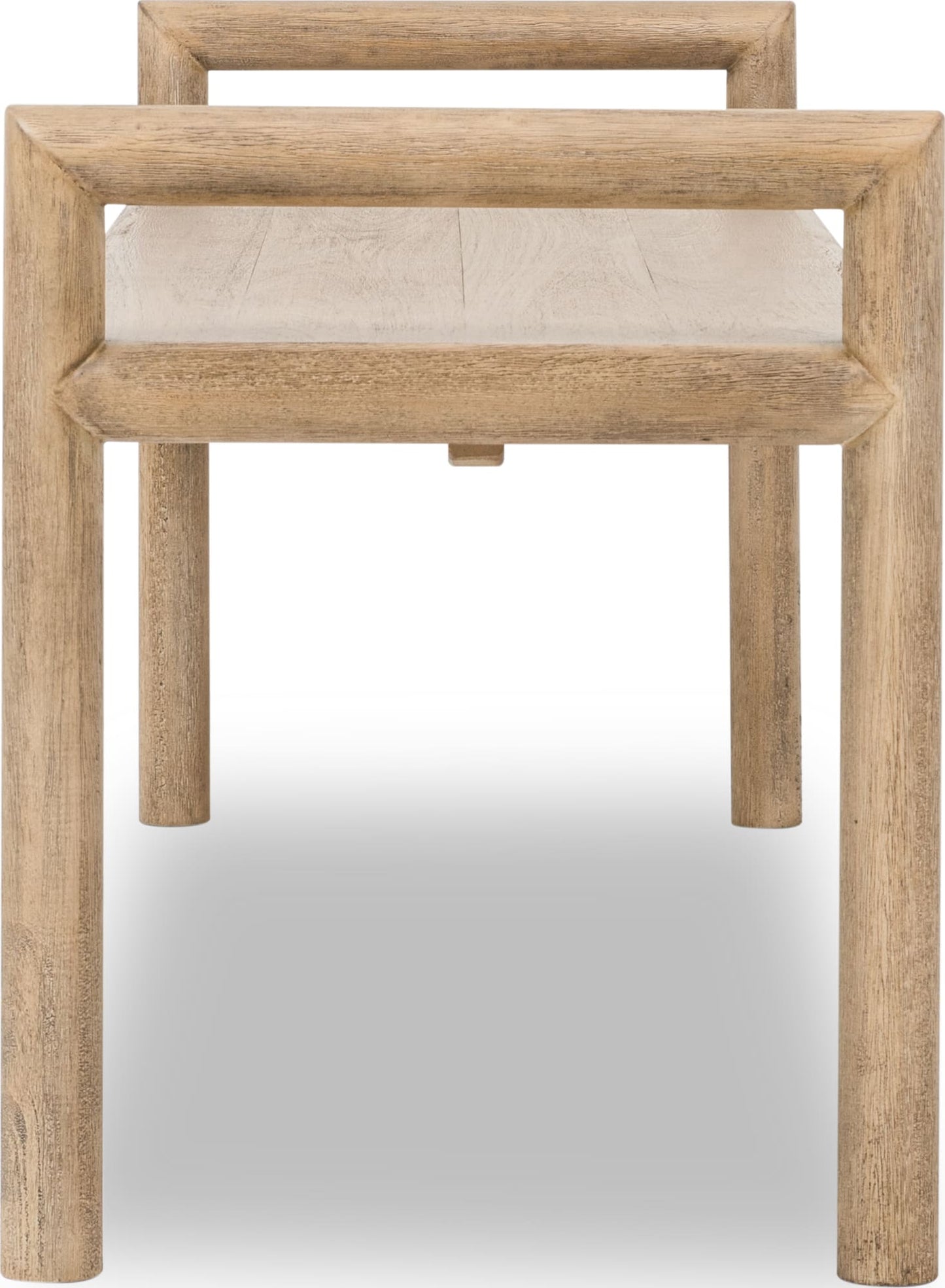 Dorsey Granola Wood Bench - Ornate Home