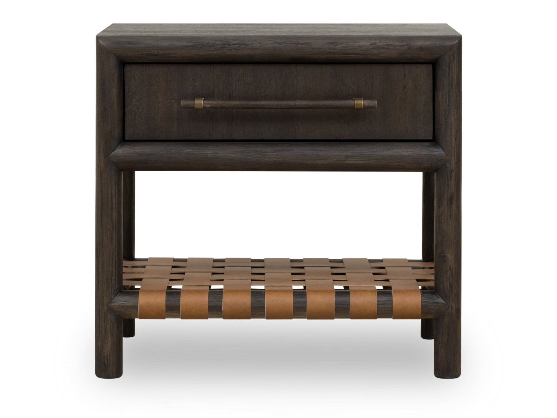 Dorsey One Drawer USB-charging Nightstand in Basalt Grey - Ornate Home