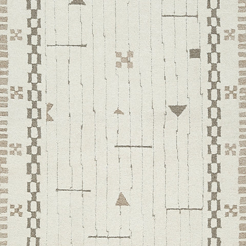 Dot Cream/Brown/Taupe Medium Rug- Viva Furn