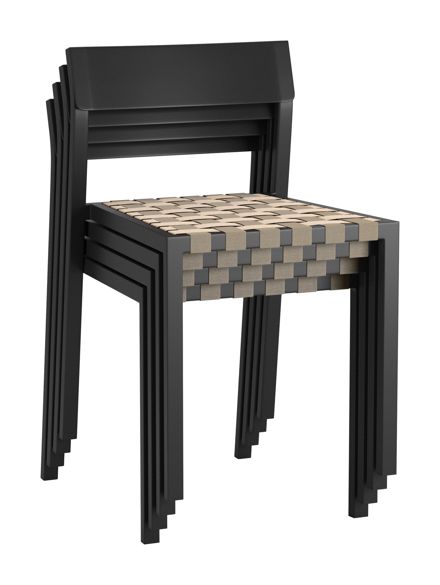 Draco Black Outdoor Dining Chair (Set of 2) - Ornate Home