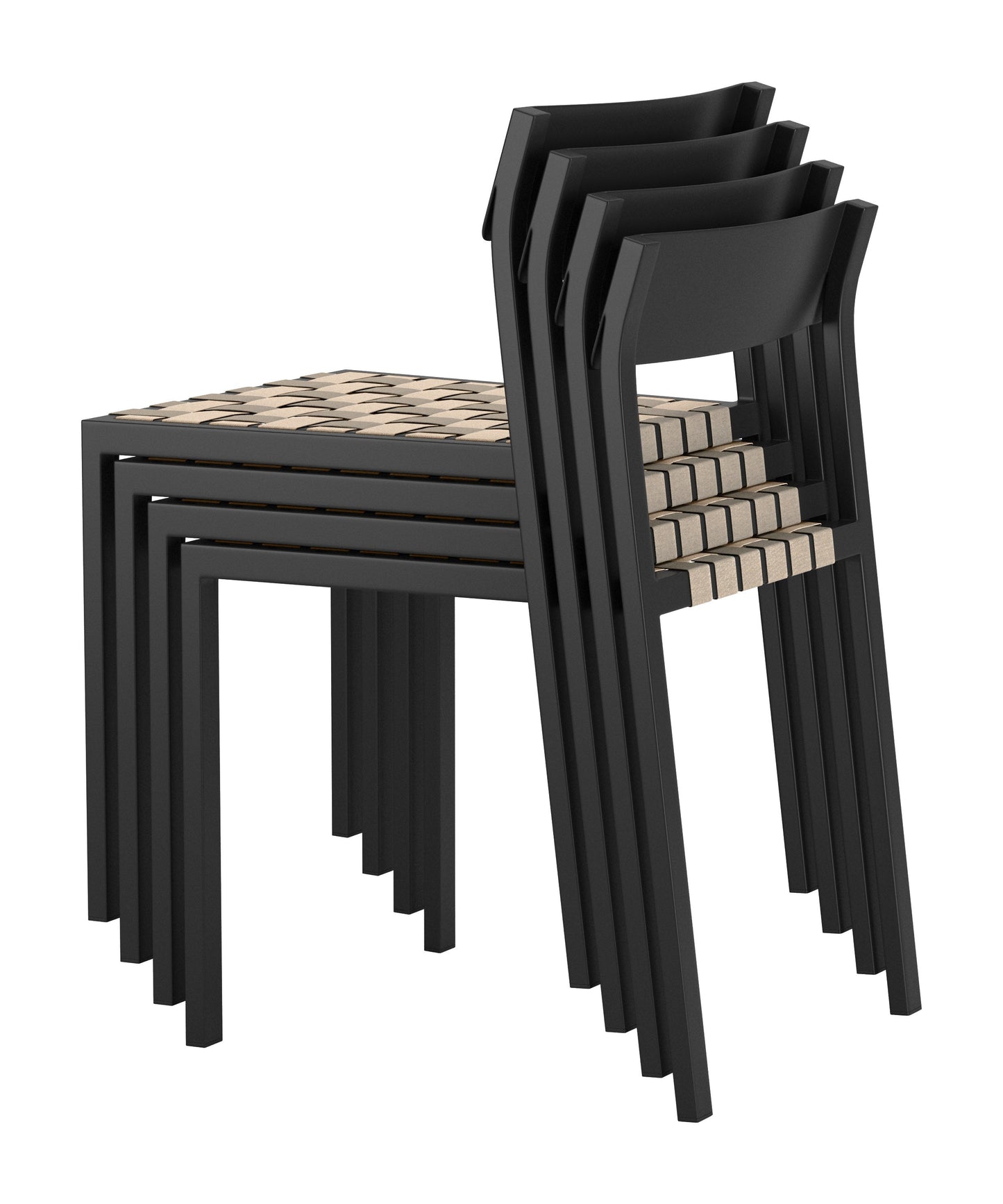 Draco Black Outdoor Dining Chair (Set of 2) - Ornate Home