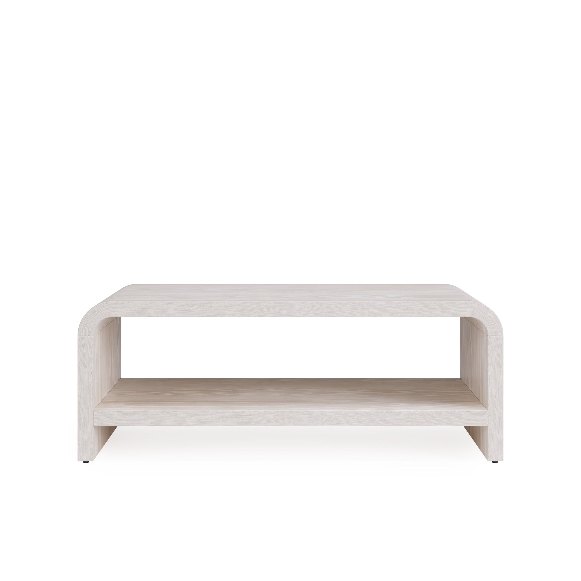 Drake Ash Wood Coffee Table in Sugar - Ornate Home