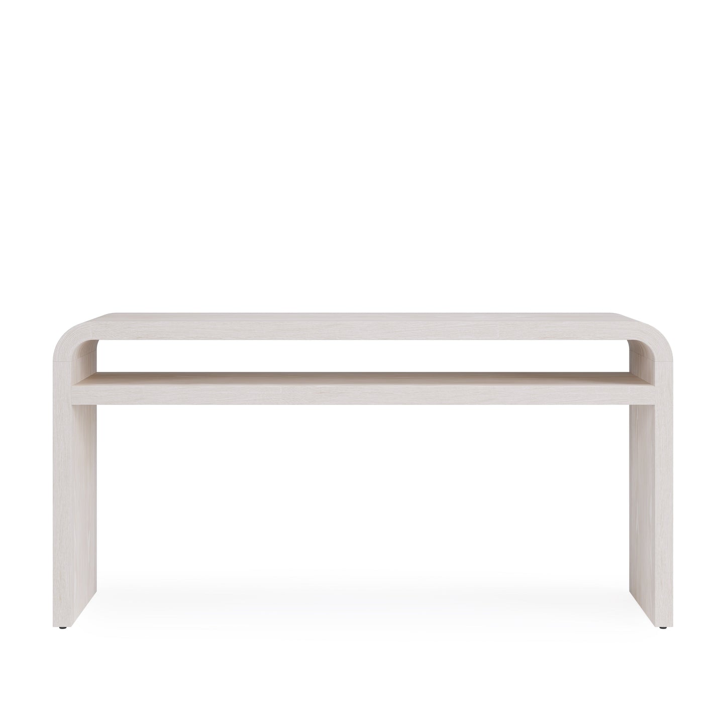 Drake Ash Wood Console Table in Sugar - Ornate Home