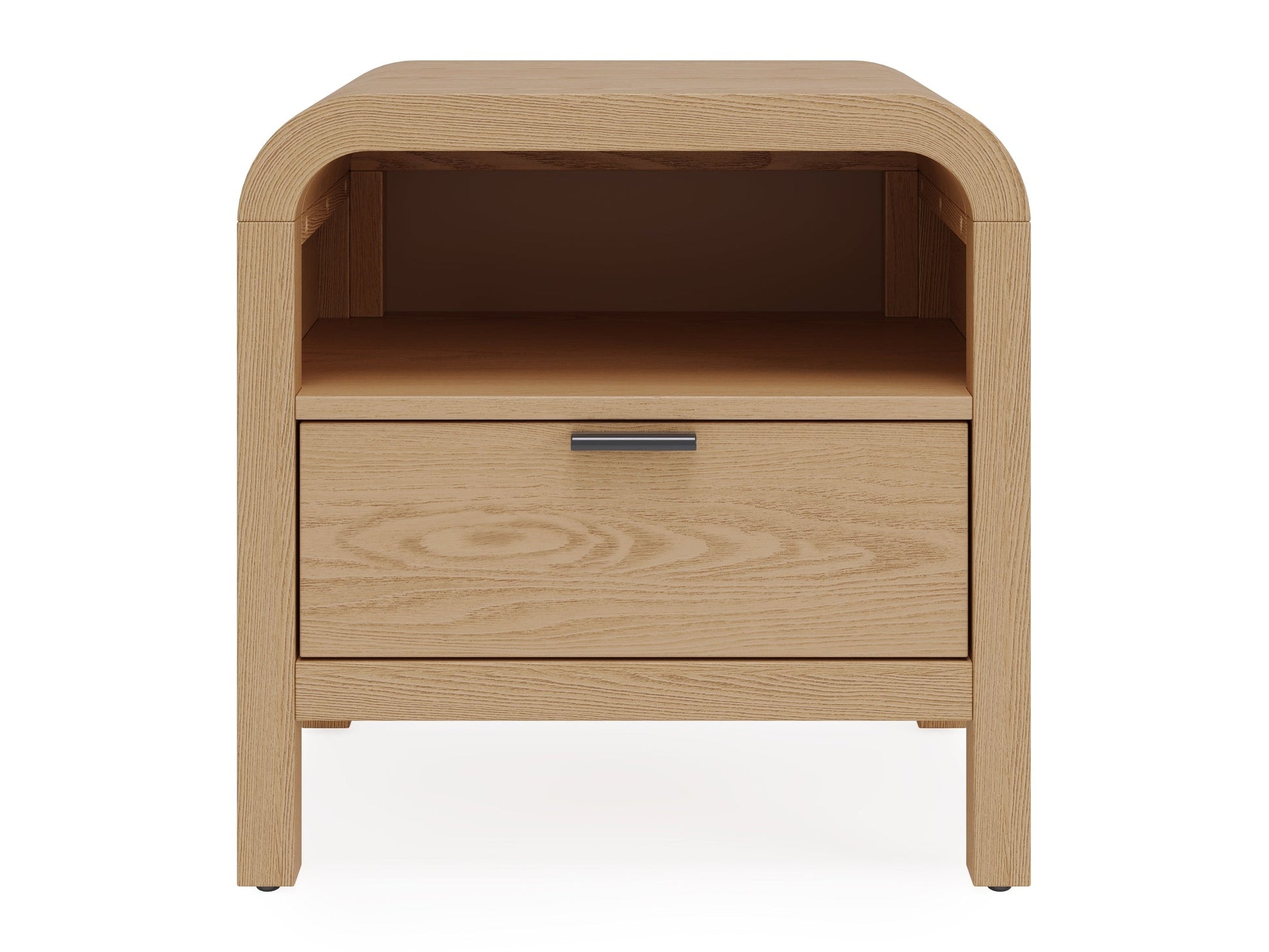 Drake Timber One Drawer Nightstand W/USB - Ornate Home