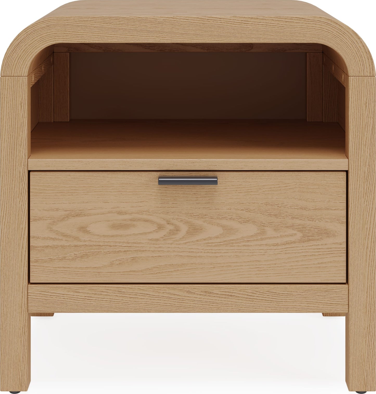 Drake Timber One Drawer Nightstand W/USB - Ornate Home
