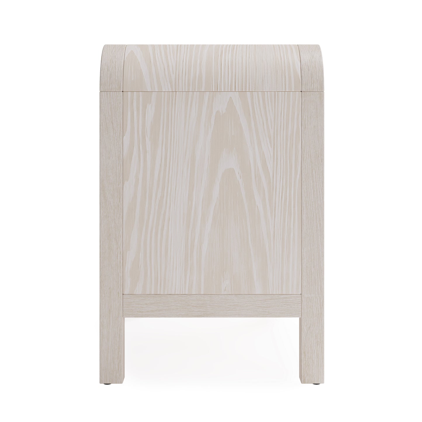 Drake Two Drawer USB-Charging Nightstand in Sugar - Ornate Home
