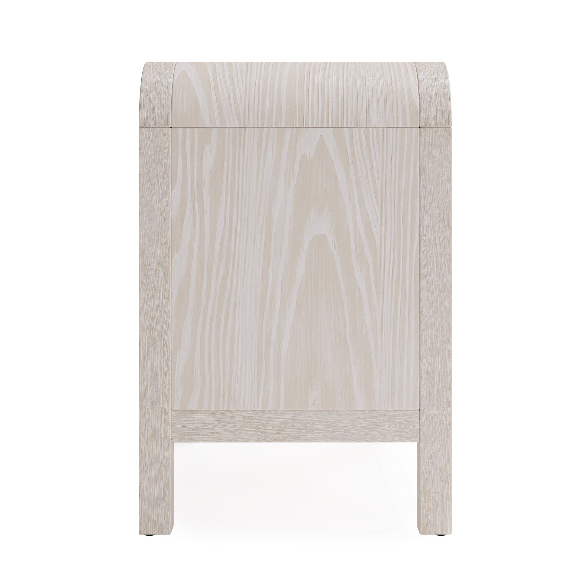 Drake Two Drawer USB-Charging Nightstand in Sugar - Ornate Home