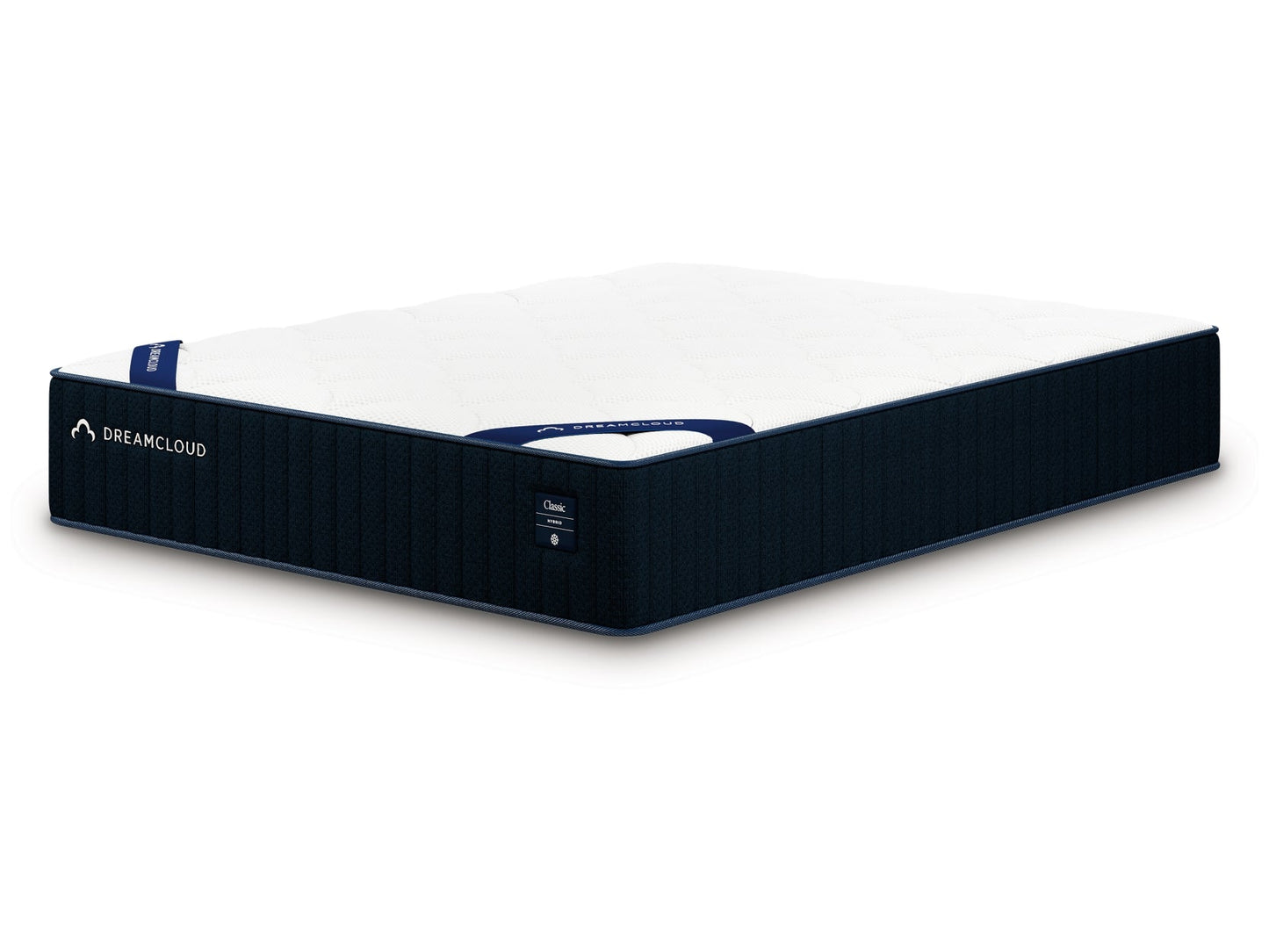 DreamCloud Classic Hybrid Firm White Full Mattress- Viva Furn
