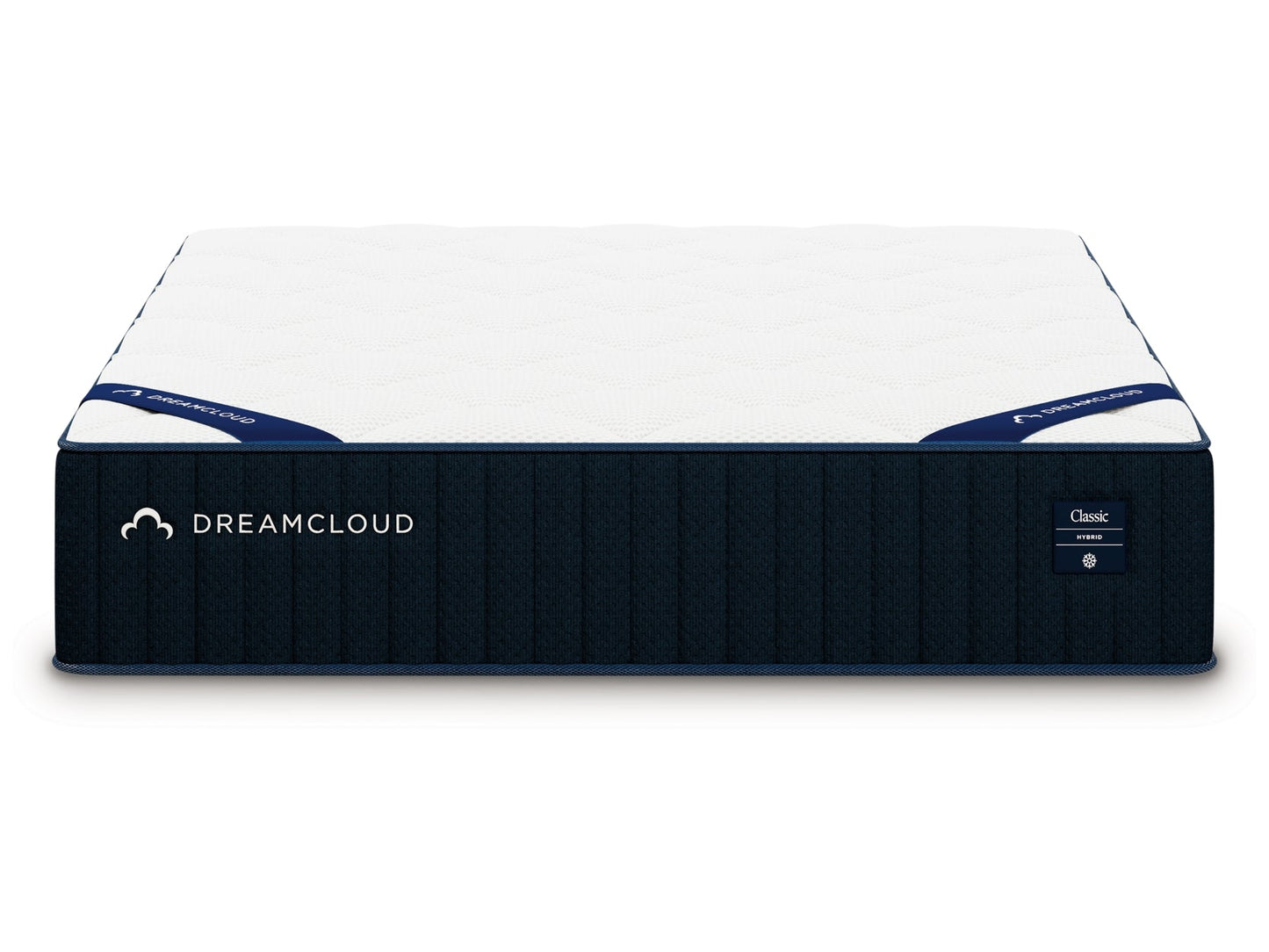 DreamCloud Classic Hybrid Firm White Queen Mattress- Viva Furn