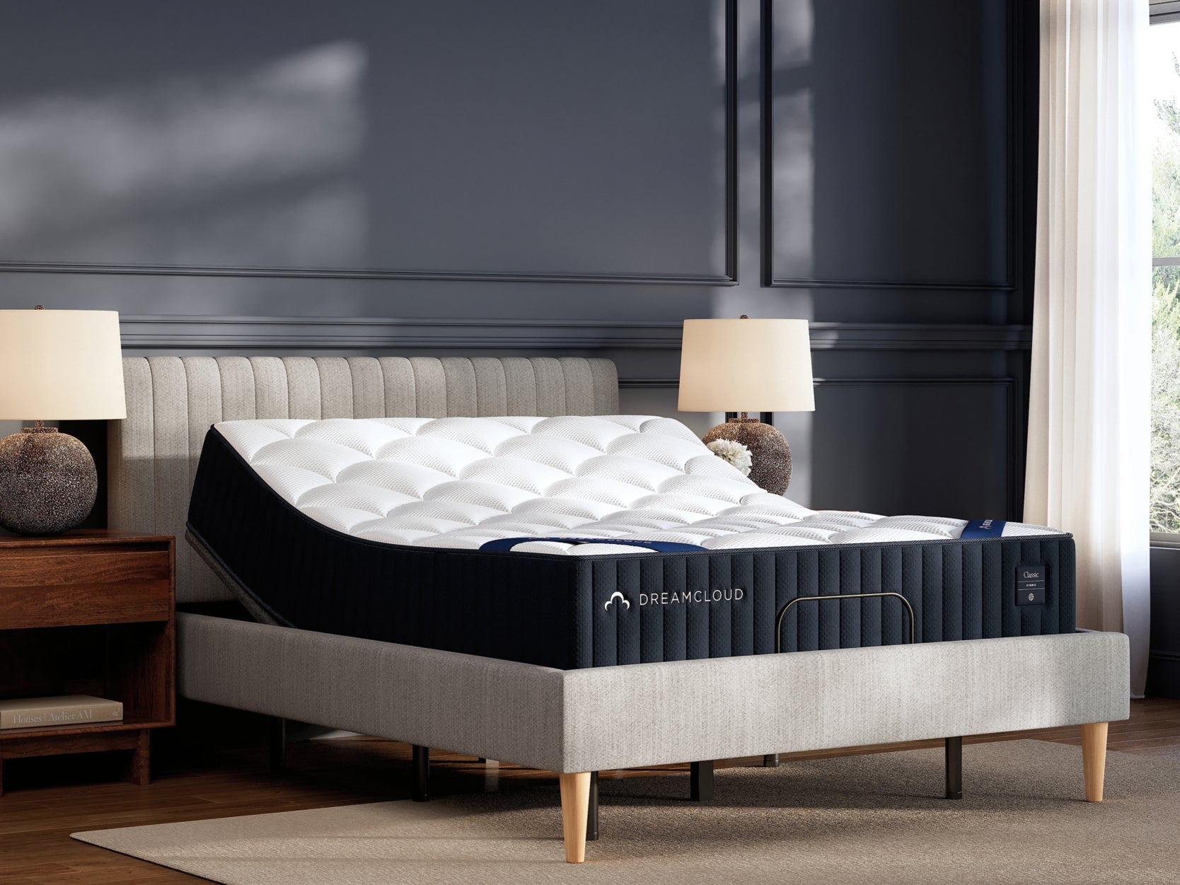 DreamCloud Classic Hybrid Firm White Twin Mattress- Viva Furn