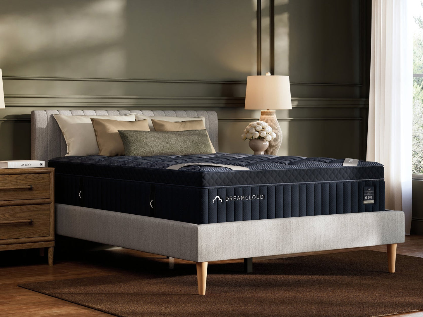 DreamCloud Luxe Hybrid Medium White Twin Mattress- Viva Furn