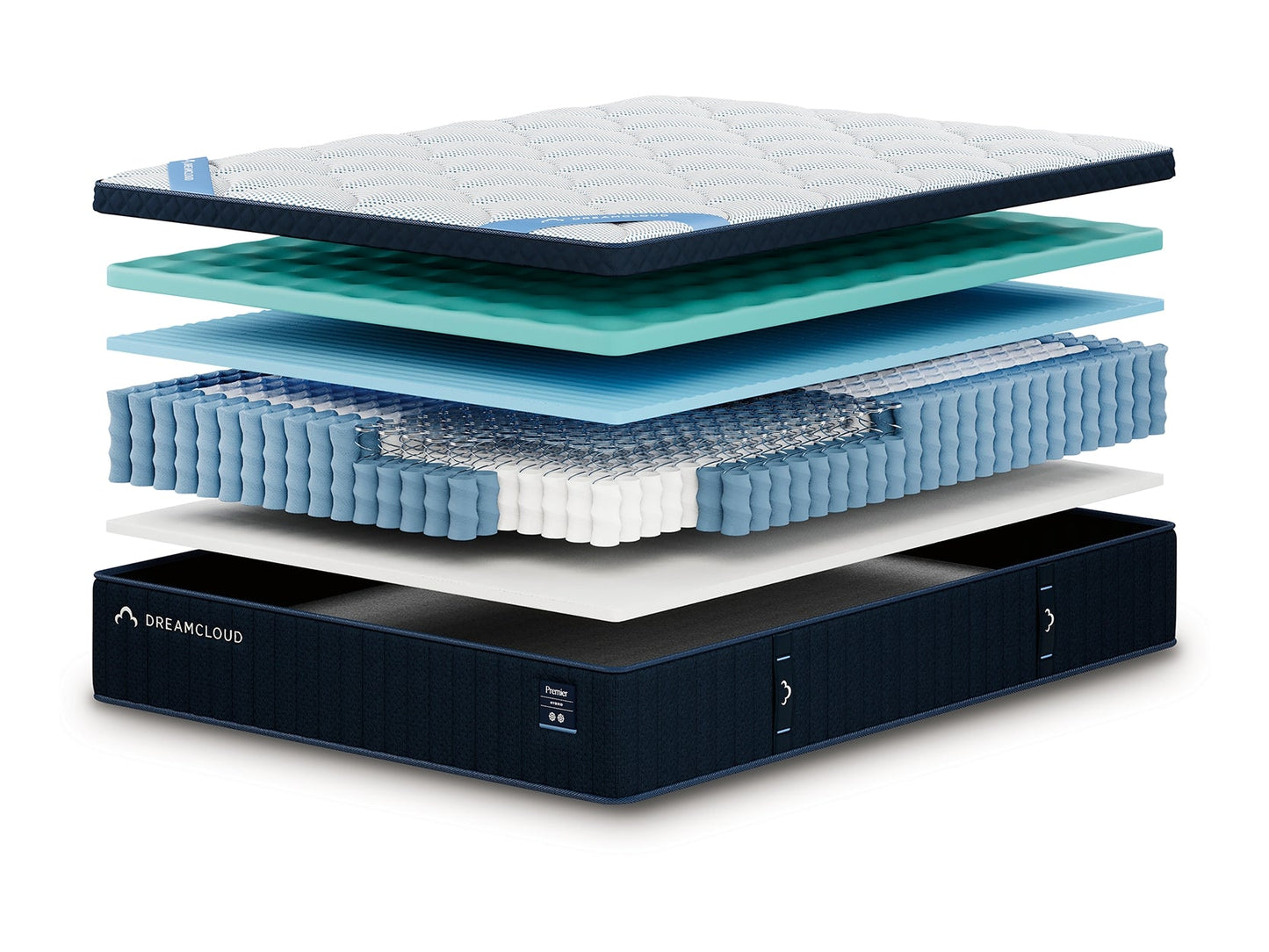 DreamCloud Premier Hybrid Medium White Full Mattress- Viva Furn