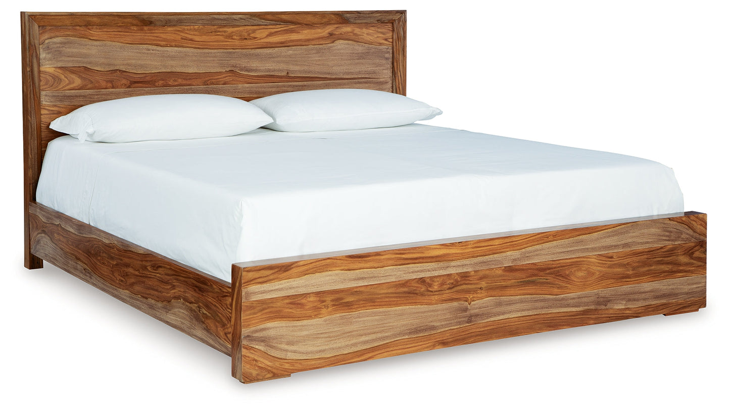 Dressonni King Panel Bedroom Set with Dresser and Mirror- Viva Furn