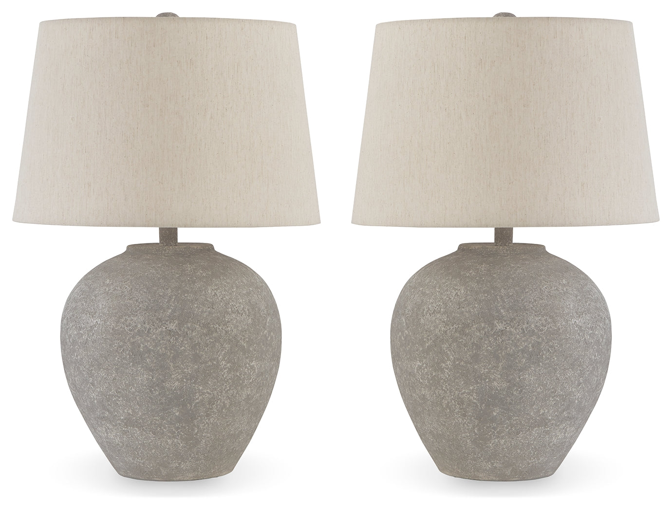 Dreward Distressed Gray Table Lamp (Set of 2)- Viva Furn