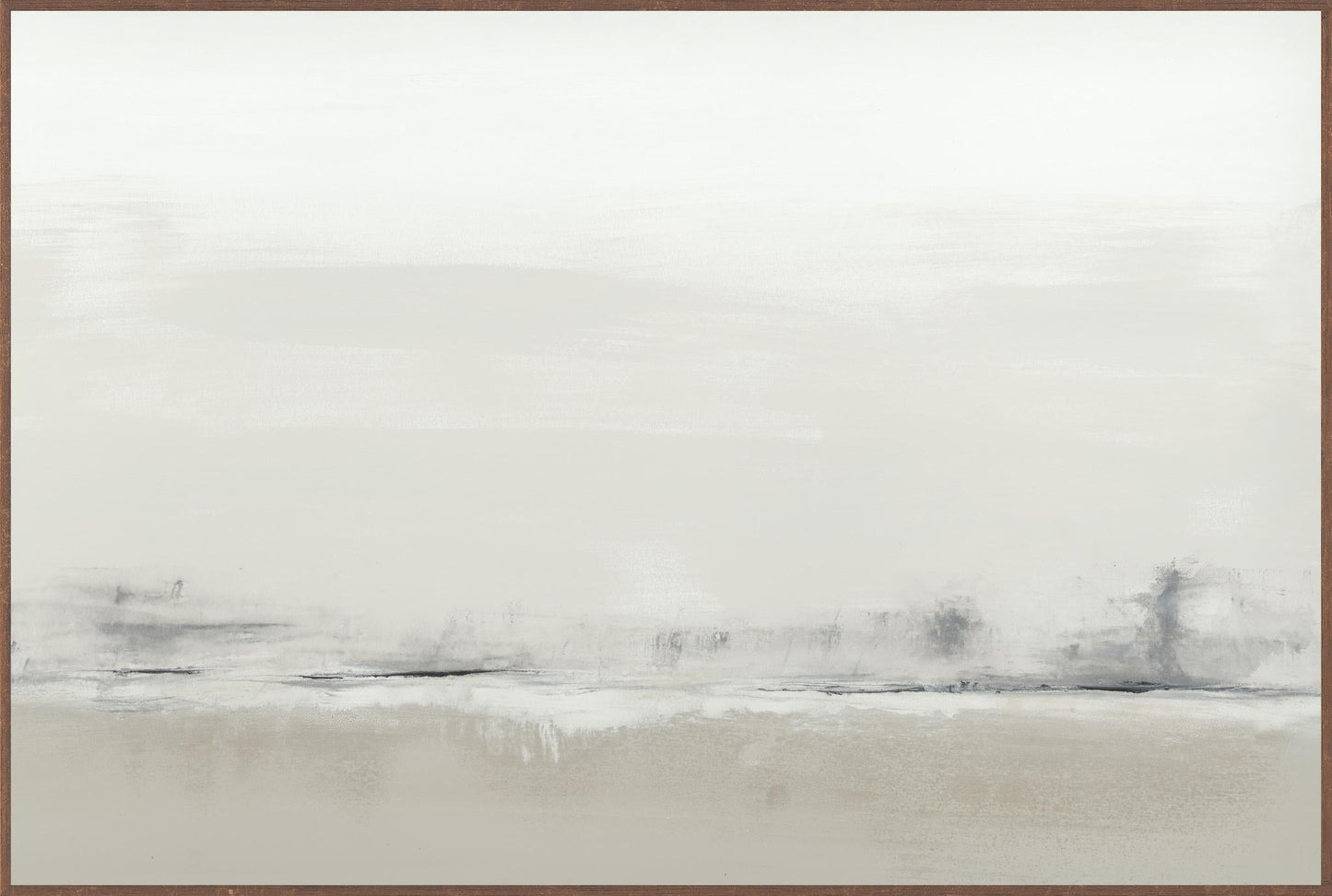 Drift White Painting Art 72x36 by Buddy Whitlock - Ornate Home