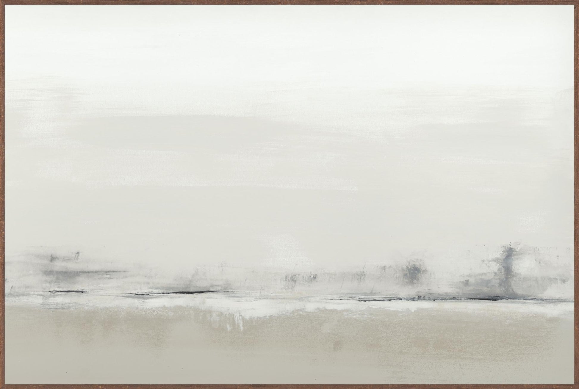 Drift White Painting Art 72x36 by Buddy Whitlock - Ornate Home