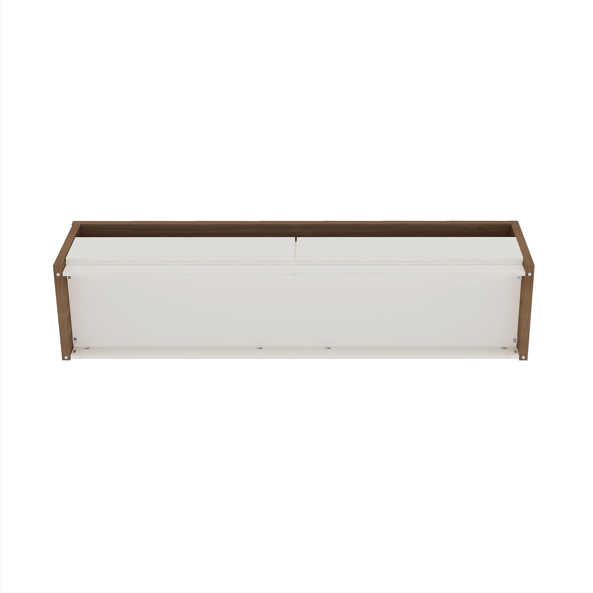 Duncan 70" TV Stand in Maple and Off White - Ornate Home