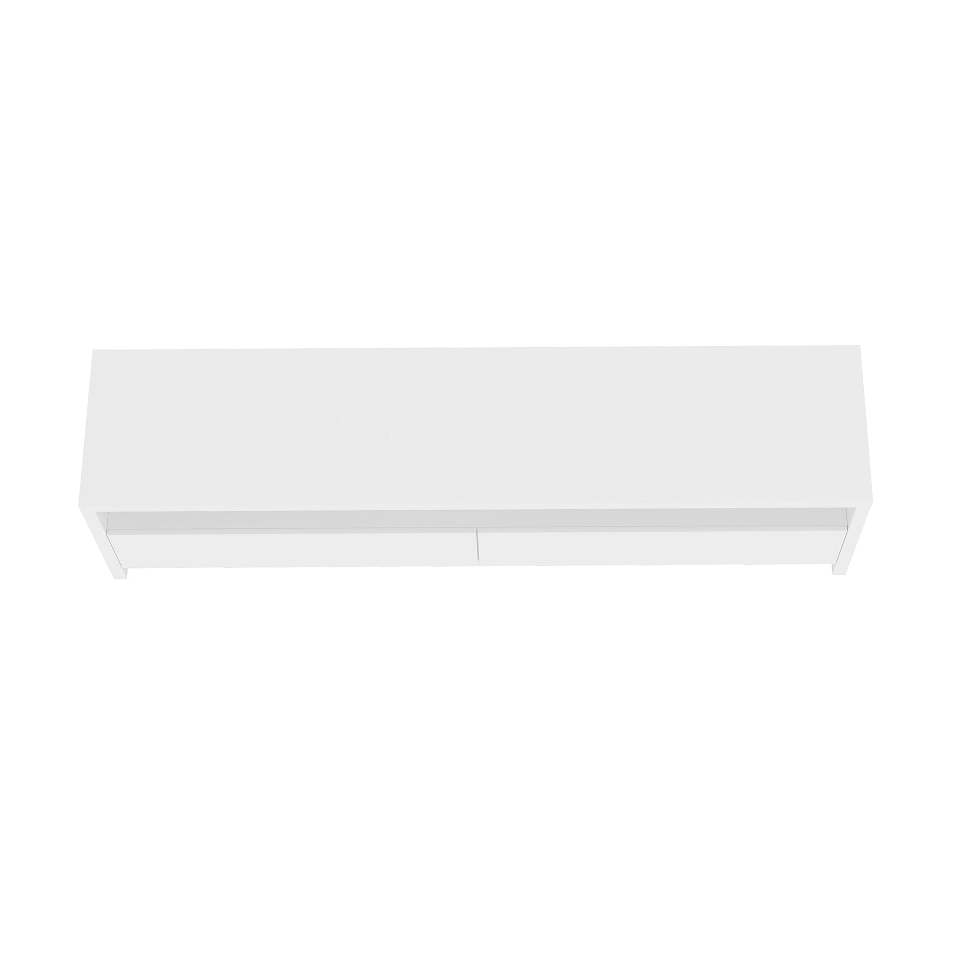 Duncan 70" TV Stand in White - Ornate Home