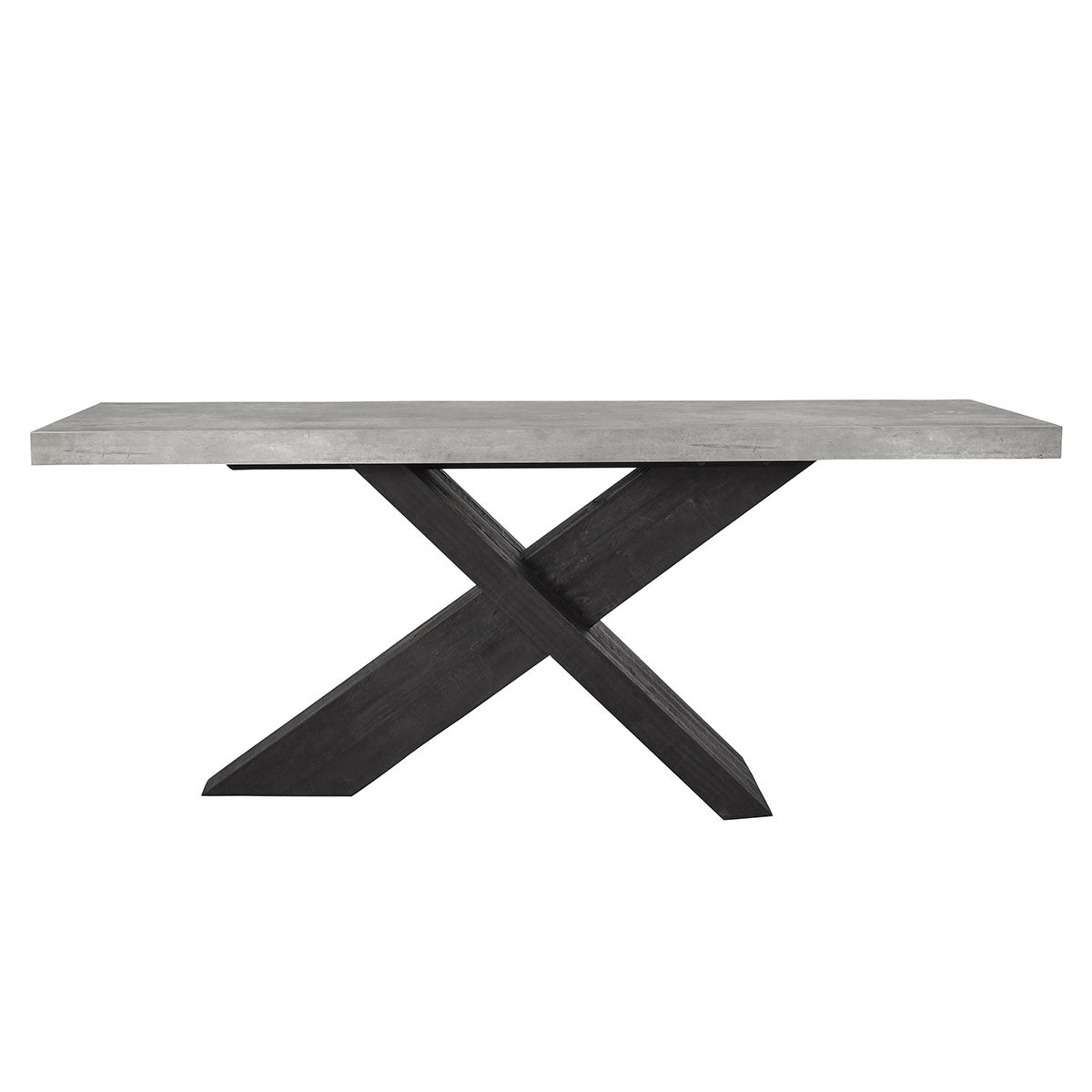 Durant Black/Antique Gray Console Table - Ornate Home