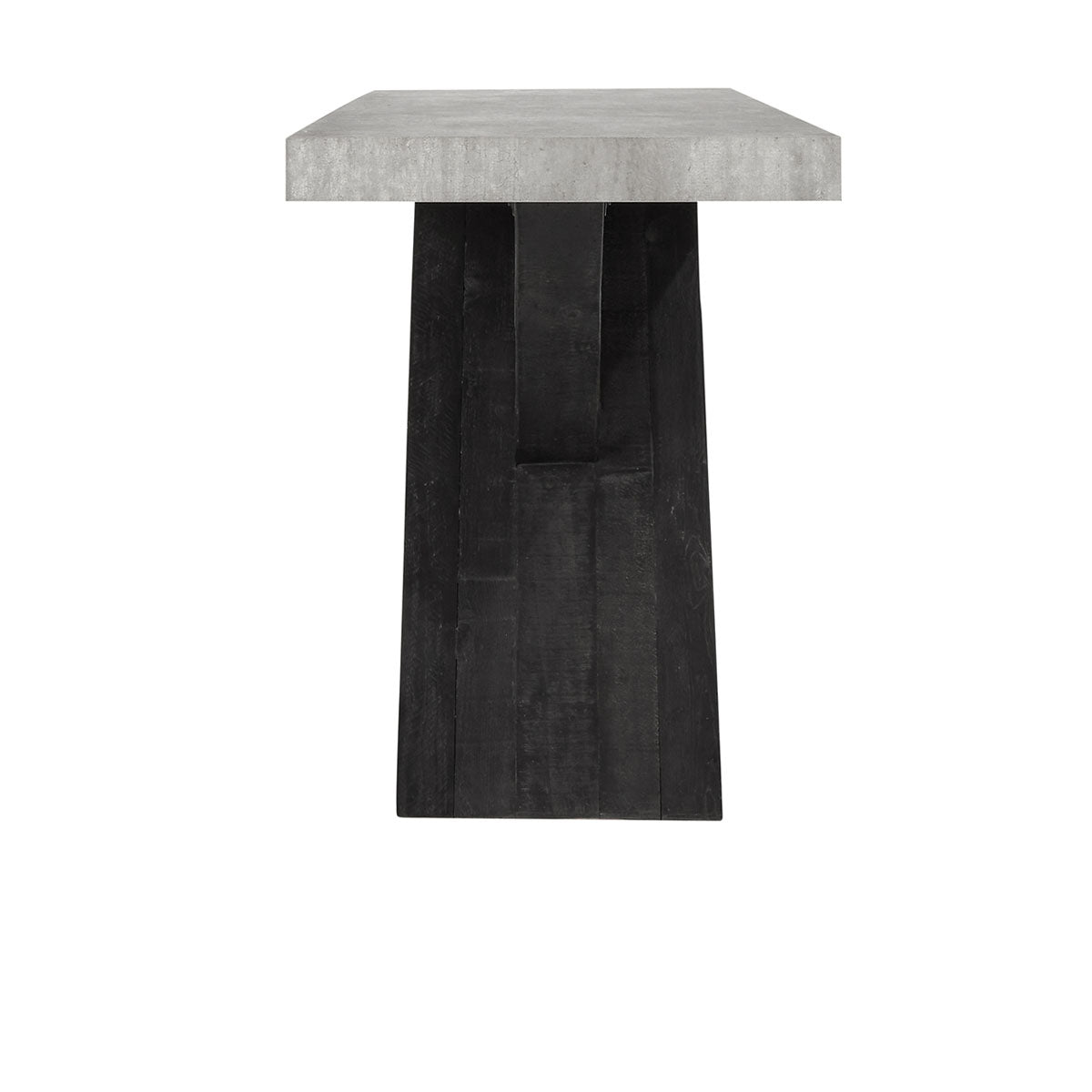 Durant Black/Antique Gray Console Table - Ornate Home