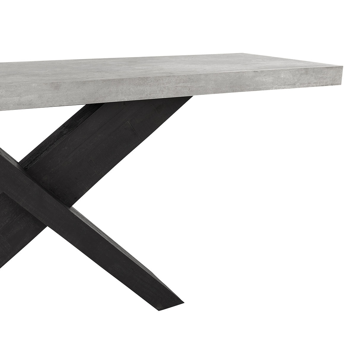 Durant Black/Antique Gray Console Table - Ornate Home