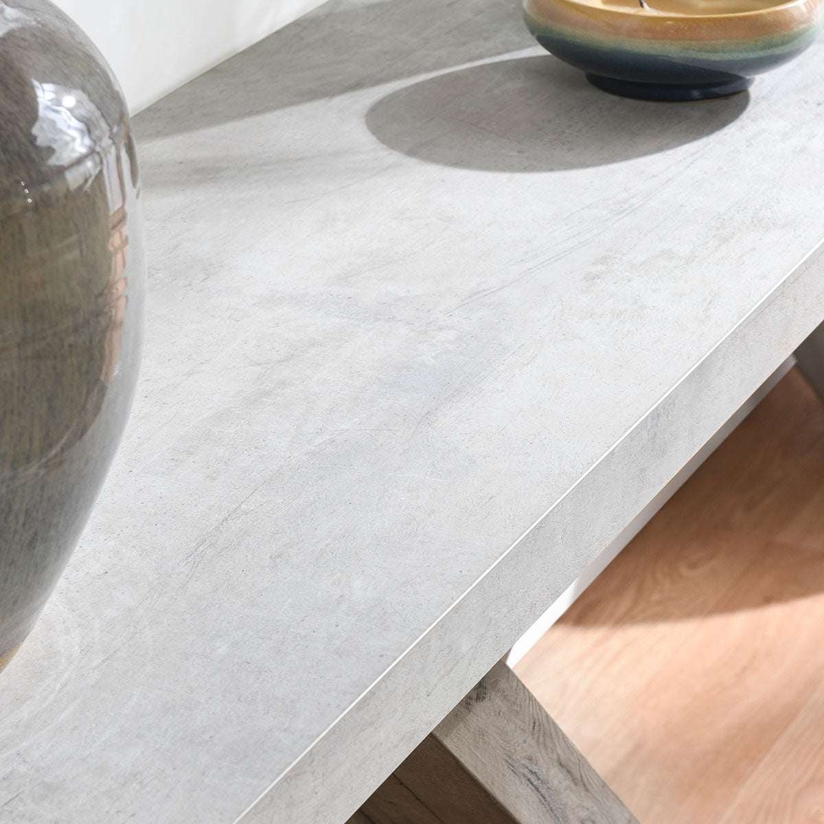 Durant Distressed Gray Console Table - Ornate Home