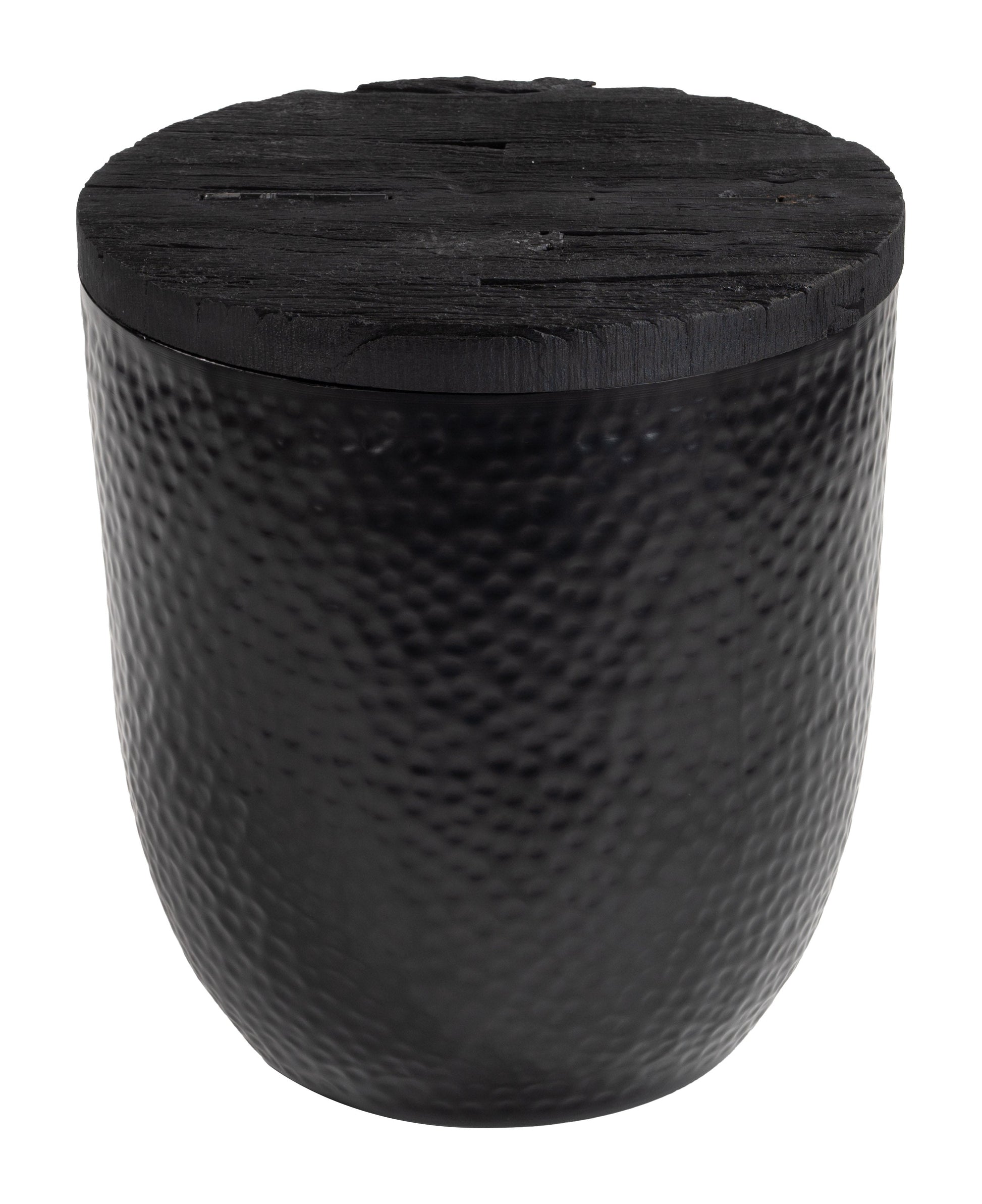 Duskan Black Storage Side Table - Ornate Home