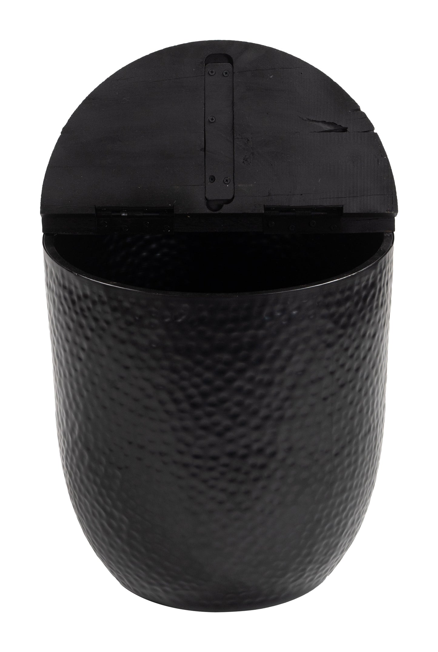 Duskan Black Storage Side Table - Ornate Home